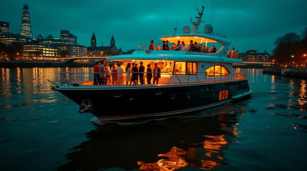Experience unforgettable parties on boats in London